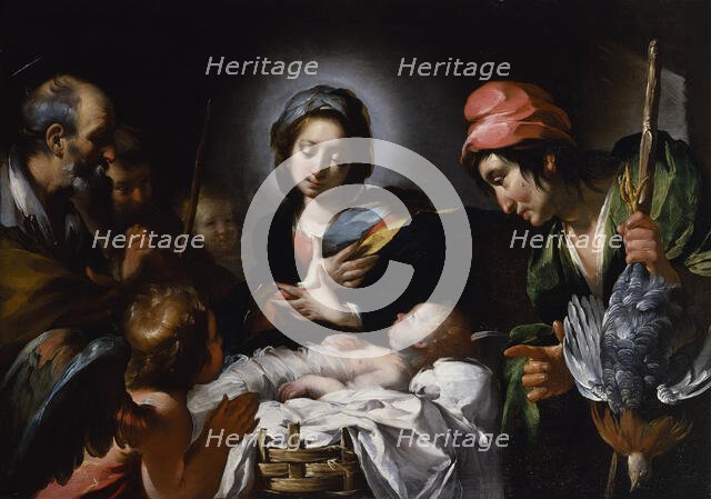 Adoration of the Shepherds, c1615. Creator: Bernardo Strozzi.