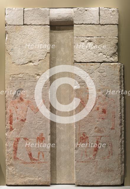 False Door of Nykara, 2408-2341 BC. Creator: Unknown.