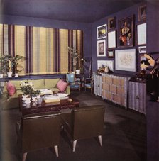 'Living-room in an apartment designed by William Pahlmann', 1949. Creator: Unknown.