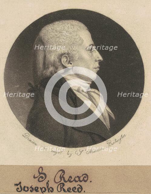 Joseph Reed, Jr., 1798. Creator: Charles Balthazar Julien Févret de Saint-Mémin.