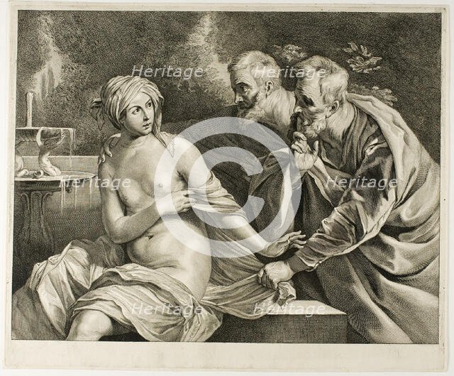 Susanna and the Elders, n.d. Creator: Cornelis de Visscher.