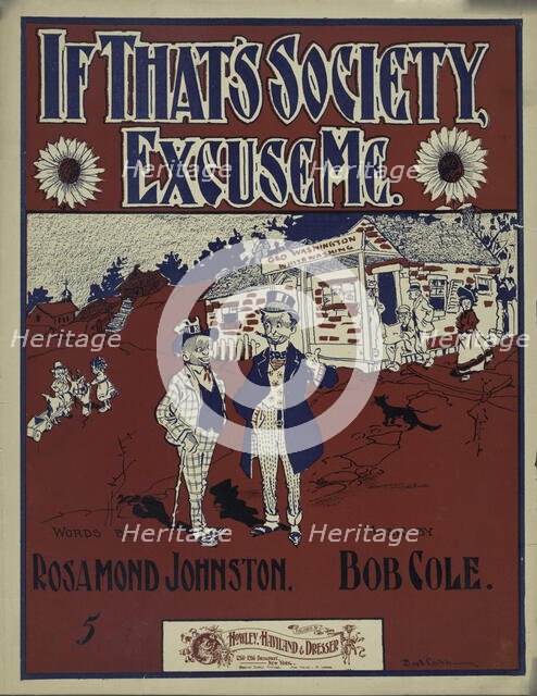 'If that's society, excuse me', 1900. Creator: Bert Cobb.