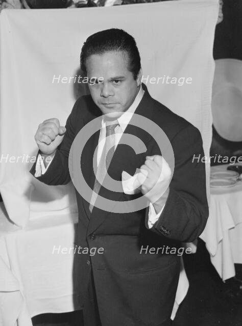 Portrait of Miquelito Valdez, New York, N.Y., 1946. Creator: William Paul Gottlieb.