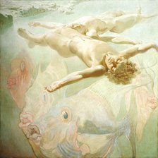 Poema del Atlántico. Mar en reposo. (Poem of the AtlanticRestful Sea), 1923. Creator: Néstor, (Néstor Martín-Fernández de la Torre) (1887-1938).