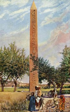'Cairo: The Obelisk of Eliopolis', c1918-c1939. Creator: Unknown.