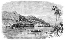 Scene of the Recent Earthquake in Japan - Sinking of "The Diana", 1856. 
From "Illustrated London Ne Creator: Unknown.