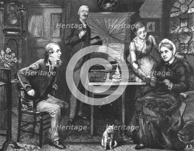 ''That Unfortunate Marriage, by Francis Eleanor Trollope,"The next moment Mr. Theodore Bransby was u Creator: Sydney Prior Hall.