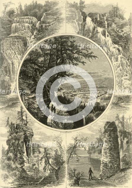 'Cayuga Lake Scenery', 1874.  Creator: John J. Harley.