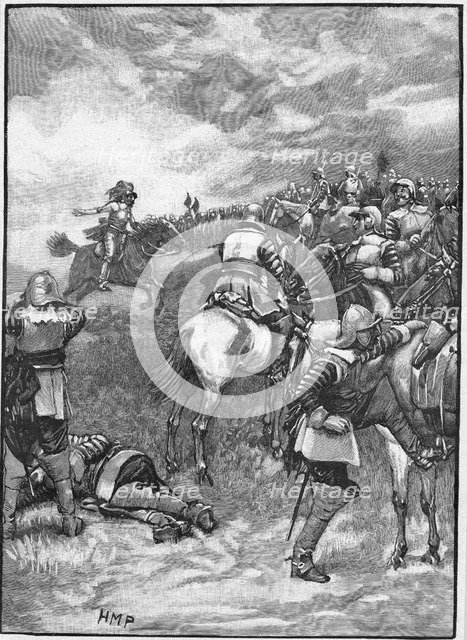 English Civil Wars: Battle of Naseby, Northamptonshire, 14 June 1645. Artist: Unknown