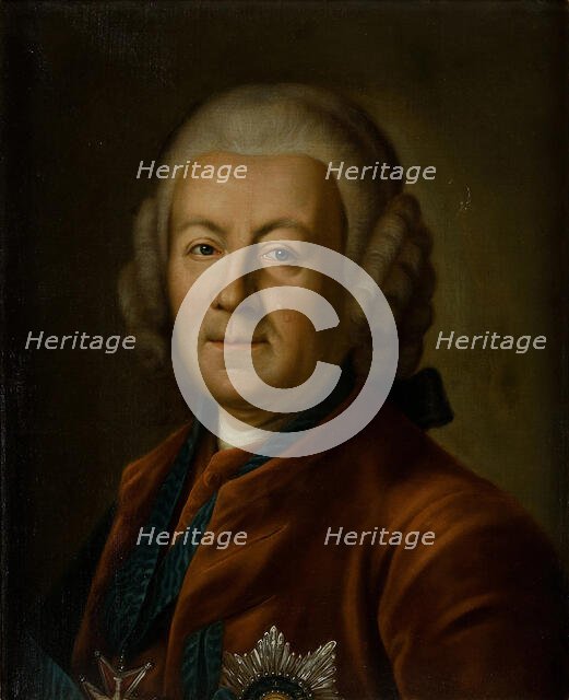 Portrait of Count Alexey Petrovich Bestuzhev-Ryumin (1693-1766). Creator: Anonymous.