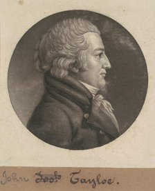 John Tayloe III, 1806. Creator: Charles Balthazar Julien Févret de Saint-Mémin.