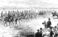 Inspection of the Middlesex Yeomanry Cavalry in Bushey Park, 1883. Creator: Unknown.