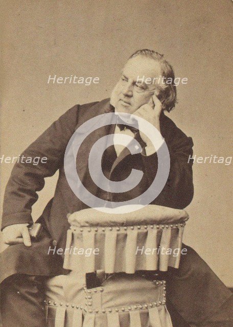 Portrait of the composer Louis Clapisson (1808-1866).