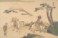 The Top of Mount Fuji, ca. 1800. Creator: Hokusai.