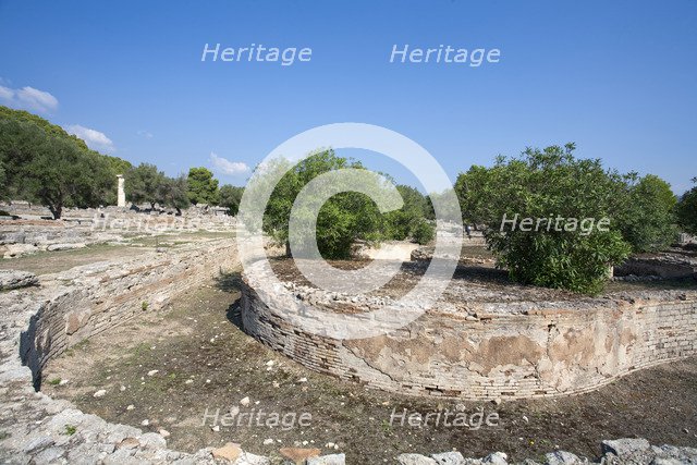 The Leonidaion, Olympia, Greece. Artist: Samuel Magal