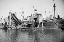 Dredger, Tilbury Docks, Tilbury, Essex, c1945-c1965. Artist: SW Rawlings