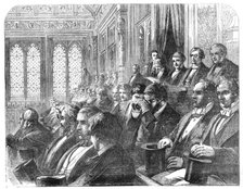 The Strangers Gallery in the House of Commons, 1857. Creator: Unknown.