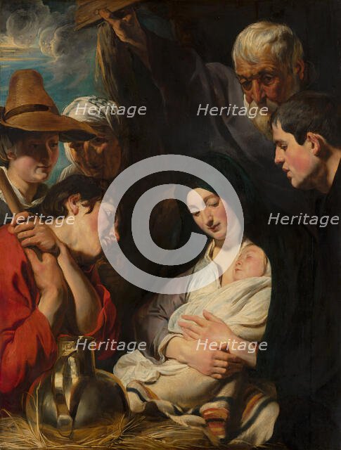 The Adoration of the Shepherds. Creator: Jacob Jordaens I.