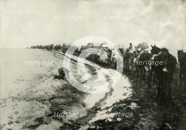 'The Great Serbian Retreat', (1919). Creator: Unknown.