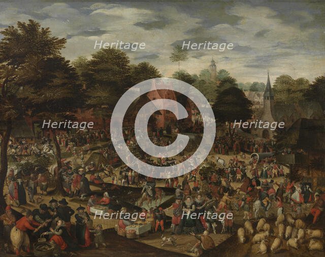 Village Fair, 17th century. Creator: Anon.