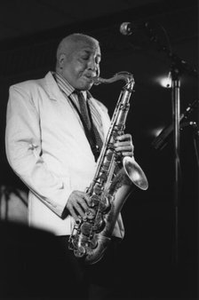 Harold Ashby, North Sea Jazz Festival, Netherlands, 1993. Creator: Brian Foskett.