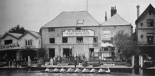 'The Boathouse Before Reconstruction, 1882', 1935. Artists: Mr Mundy, Hills and Saunders.