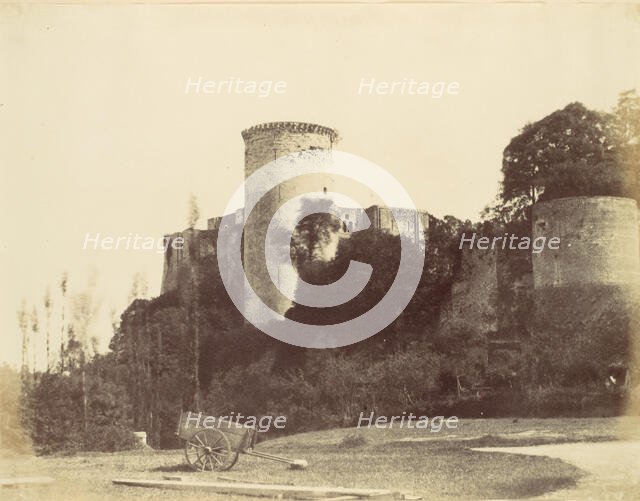 Talbot's Tower, Falaise Castle, 1856. Creator: Alfred Capel-Cure.