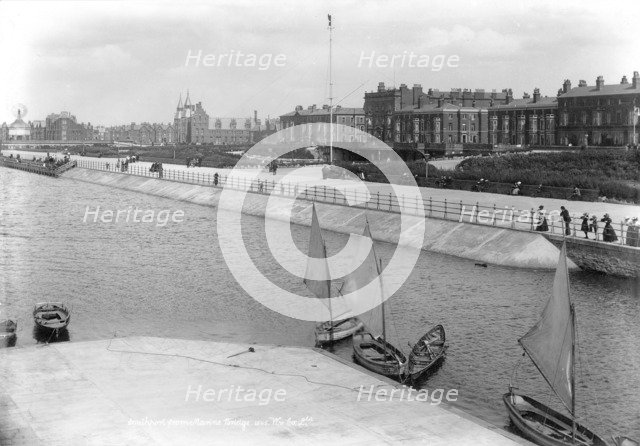 The promenade at Southport, Lancashire, 1890-1910. Artist: Unknown