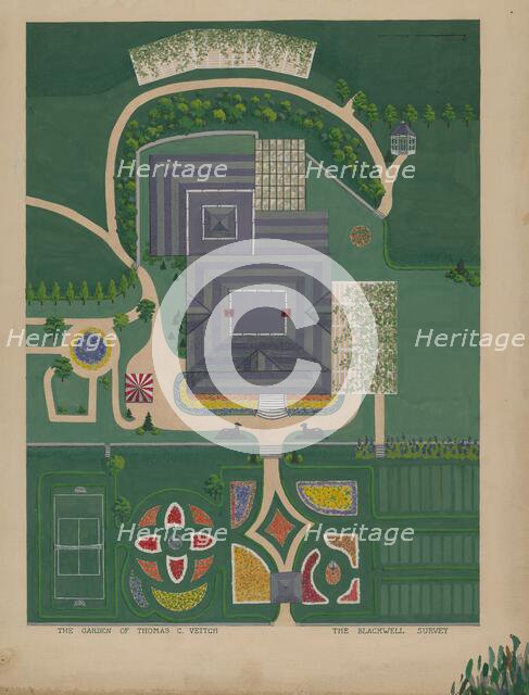 Thomas C. Veitch Estate, c. 1936. Creators: William Merklin, Helen Miller, Gilbert Sackerman.