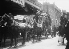 California delegates on stagecoach at the 1912 Republican National Convention held at the...1912. Creator: Bain News Service.