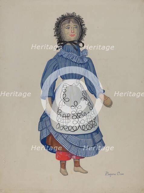 Doll - "Aggie", c. 1937. Creator: Eugene Croe.