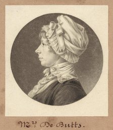 Marianne Welby DeButts, 1805. Creator: Charles Balthazar Julien Févret de Saint-Mémin.