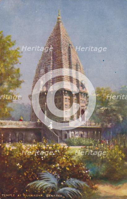 'Temple at Ramnagar, Benares', . Creator: Unknown.