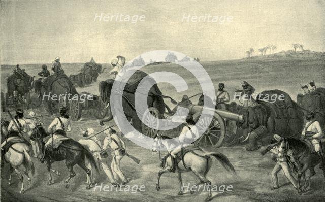 'The Advance of the Siege Train to Delhi', 1857, (1901). Creator: George Francklin Atkinson.