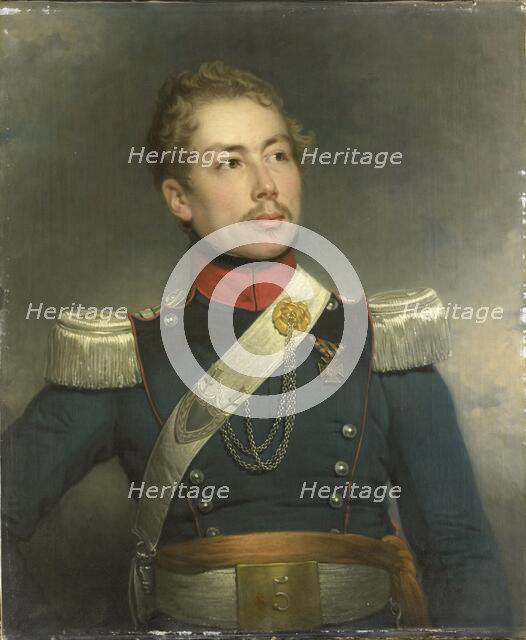 Christian Edouard Fraser (1812-79), Second Lieutenant of the 5th Dragoon Regiment, 1834. Creator: Charles Howard Hodges.