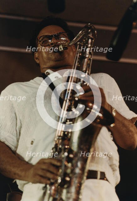 Plas Johnson, North Sea Jazz Festival, Netherlands, 1991. Creator: Brian Foskett.