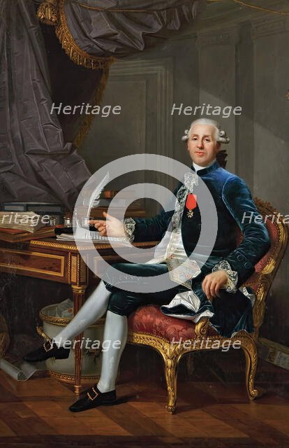 Marc Antoine René de Voyer de Paulmy d'Argenson, c1780. Creator: Alexander Roslin.