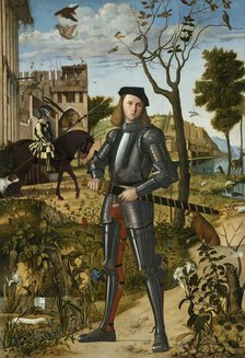 Young Knight in a Landscape, 1505. Creator: Vittore Carpaccio.