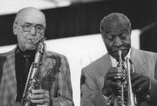 Flip Phillips and Joe Wilder, The March of Jazz, Clearwater Beach, Florida, 1997. Creator: Brian Foskett.