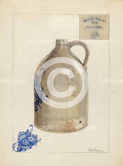 Jug, 1935/1942. Creator: Charles Caseau.
