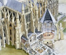 Westminster Abbey, Chapter House, c16th century, (c1990-2010) Artist: Terry Ball.