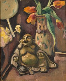 Still Life with a Statuette Of Buddha', 1909.