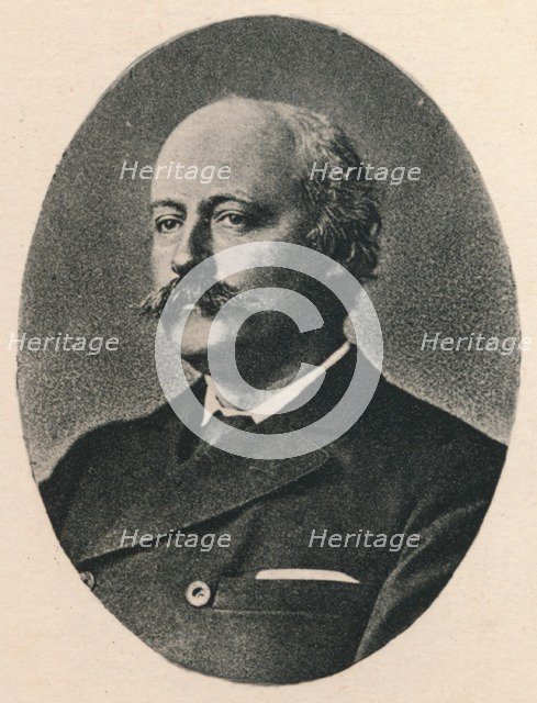 'Dr. Hubert Parry', c1880, (1895). Artist: F Jenkins Heliog.