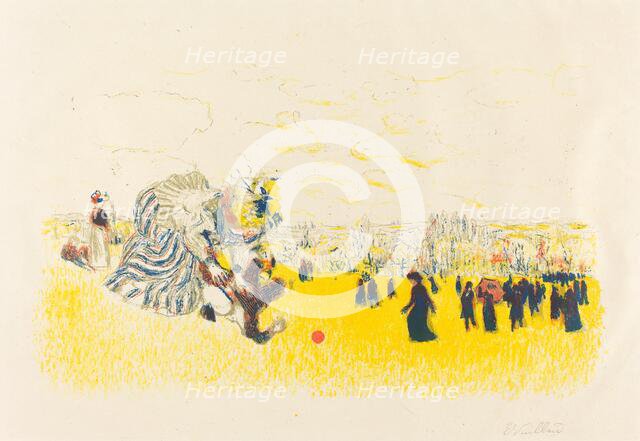 Children's Pastime (Jeux d'enfants), published 1897. Creator: Edouard Vuillard.