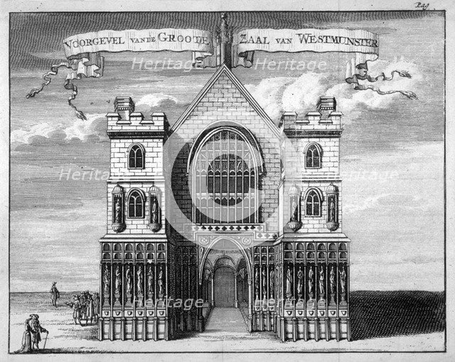 Westminster Hall, London, c1680.                                  Artist: Anon