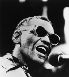 Ray Charles (1930-2004), American jazz musician. Artist: Unknown
