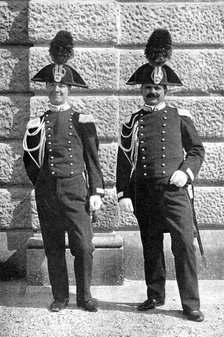 Two Italian policemen, 1922.Artist: Donald McLeish