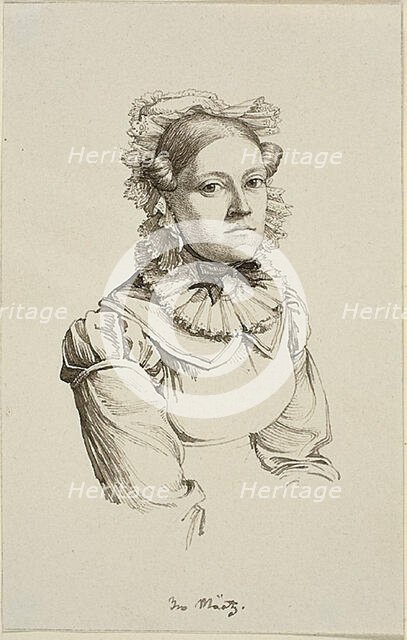 Bust of Eva Maatz, c. 1827. Creator: Gerhard Wilhelm von Reutern.