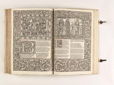 The Kelmscott Chaucer - The Works of Geoffrey Chaucer Now Newly Imprinted, 1896. Creator: Sir Edward Coley Burne-Jones.