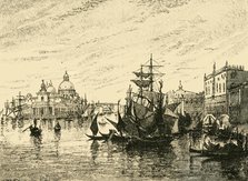 'Venice: View from the Riva Degli Schiavoni', 1890.   Creator: Unknown.